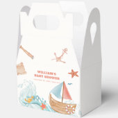 Ballotins Boho Ocean Boy Adventure Baby shower de voilier (Ouvrir)