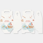 Ballotins Boho Ocean Boy Adventure Baby shower de voilier (Déplié)