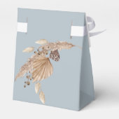 Ballotins Boho Oh Baby Dusty Blue Bassinet Baby shower (Arrière)