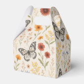 Ballotins Boho Orange Brûlé | Papillon Fleur Sauvage (Arrière)