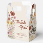 Ballotins Boho Orange Brûlé | Papillon Fleur Sauvage (Ouvert)