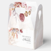 Ballotins Boho Pampas Grass séché Fleurs Baby shower fille (Ouvert)