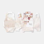 Ballotins Boho Pampas Grass séché Fleurs Baby shower fille (Déplié)