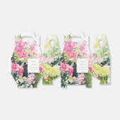 Ballotins Boho Pink Green Bougainvillea Mariage (Déplié)