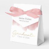 Ballotins Boho Pink Simple Photo Graduation Party (Verso)