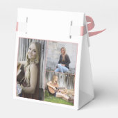 Ballotins Boho Pink Simple Photo Graduation Party (Arrière)