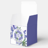 Ballotins Boho pourpre | Green Tropical Feuille Mariage (Ouvert)