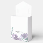 Ballotins Boho Purple Aquarelle Florale Mariage (Ouvert)