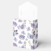 Ballotins Boho Purple Floral Mariage d'aquarelle (Ouvert)