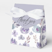 Ballotins Boho Purple Floral Mariage d'aquarelle (Verso)