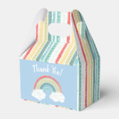 Ballotins Boho Rainbow Baby shower Blue Boy (Arrière)