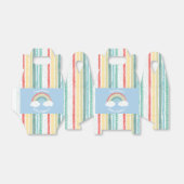 Ballotins Boho Rainbow Baby shower Blue Boy (Déplié)