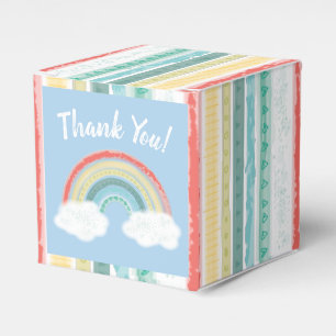 Ballotins Boho Rainbow Baby shower Blue Boy