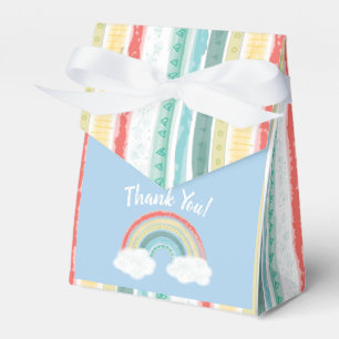 Ballotins Boho Rainbow Baby shower Blue Boy