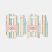 Ballotins Boho Rainbow Baby shower rose (Déplié)