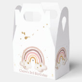 Ballotins Boho Rainbow Birthday Neutral Ballotin bohème (Ouvert)