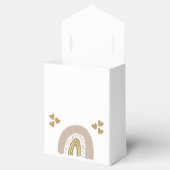 Ballotins Boho Rainbow Gold Parties scintillant Coeur bébé f (Ouvert)