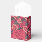 Ballotins Boho Rose Fleur Rétro Mariage Faveur Boxes (Ouvert)
