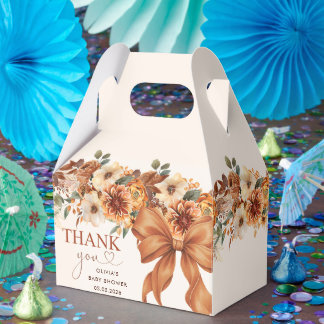 Ballotins Boho Rustic Fall Floral Baby Shower Party