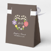 Ballotins Boho Rustic Floral Mariage (Arrière)