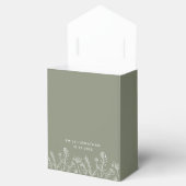 Ballotins Boho Rustic Sage Green Mariage (Ouvert)