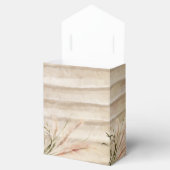 Ballotins Boho rustique Pampas Grass Mariage Favor Box (Ouvert)