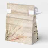 Ballotins Boho rustique Pampas Grass Mariage Favor Box (Arrière)