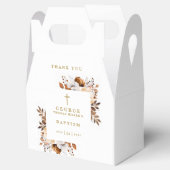 Ballotins Boho Rustique Terracotta Botanique Floral Baptême (Ouvert)