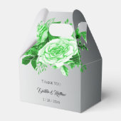 Ballotins Boho Silver et Mariage Rose vert (Verso)