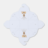 Ballotins Boho Teddy Bear Beary Première fête d'anniversaire (Déplié)