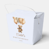 Ballotins Boho Teddy Bear Beary Première fête d'anniversaire (Arrière)