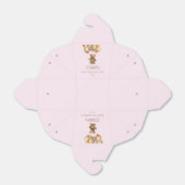 Ballotins Boho Teddy Bear Beary Première fête d'anniversaire (Déplié)