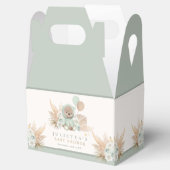 Ballotins Boho Teddy Bear Sage Green Bearly Wait Baby shower (Ouvert)