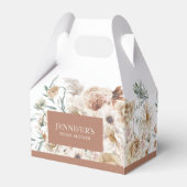 Ballotins Boho Terracotta Fête des mariées Florale (Arrière)