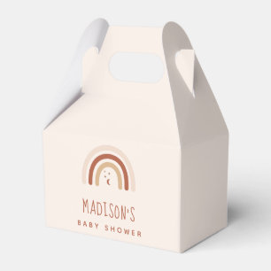 Ballotins Boho Terracotta Rainbow Stars & Moon Baby shower