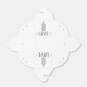 Ballotins Boho Tribal Dream Catcher Black Mariage Love (Déplié)