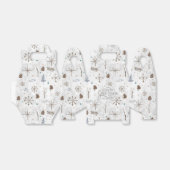 Ballotins Boho Twigs & Pinecone Christmas ID986 (Déplié)