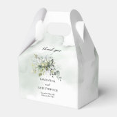 Ballotins Boho verdure eucalyptus cadre doré (Arrière)