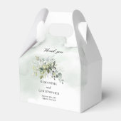 Ballotins Boho verdure eucalyptus cadre doré (Verso)