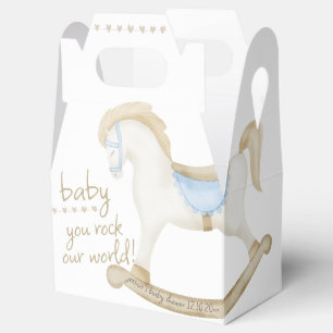 Ballotins Boho Vintage Rocse Horse Baby shower Cowboy