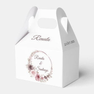 Ballotins Boho Wedding Favor Boxes