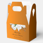 Ballotins Boho White Roses sur Orange Mariage (Ouvert)