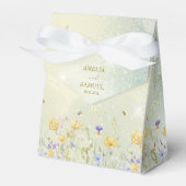 Ballotins Boho Wildflower Rustique mariage vert (Verso)