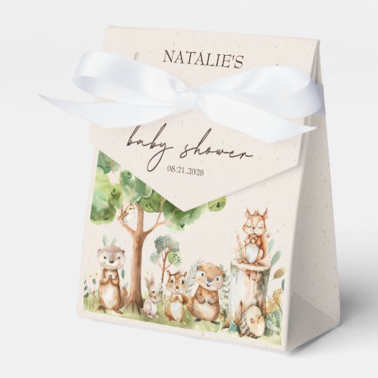 Ballotins Bois Animaux Boho Baby shower Boy (Verso)