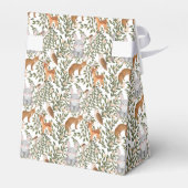 Ballotins Bois Animaux mignons Baby shower Merci (Arrière)