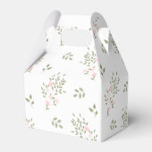 Ballotins Bois Animaux mignons Baby shower Merci (Arrière)