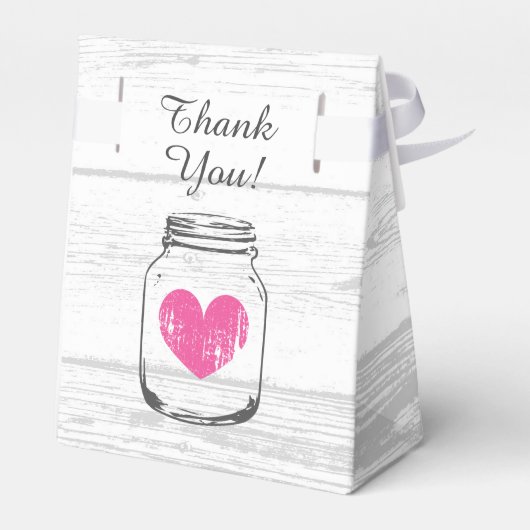 Ballotins Bois blanc rustique mignon baby shower fille (Arrière)