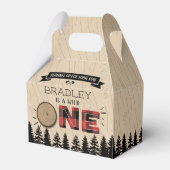 Ballotins Bois de bûcheron à plaies rustiques 1er anniversai (Verso)