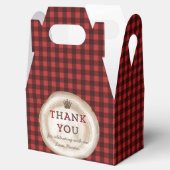 Ballotins Bois de Lumberjack Rouge noir Buffalo Plaid Tree S (Ouvert)