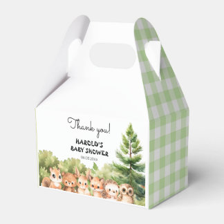 Ballotins Bois mignons Animaux Baby shower rustique